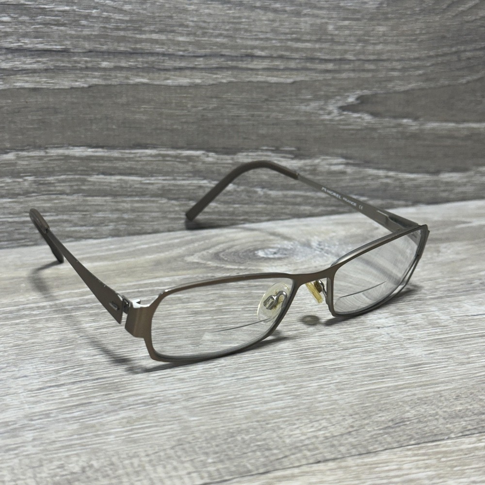 Morel Lightec 6760L Eyeglasses Men 52-16-135 Brown Metal Rectangular France